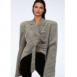 Houndstooth Blazer